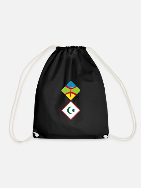 Rif Amazigh - Turnbeutel - Schwarz