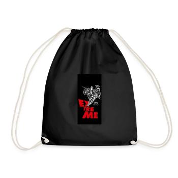 motocross rider - Sac de sport léger - noir - Devant