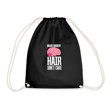 Brain Surgery Hair - Turnbeutel - Schwarz - Vorne