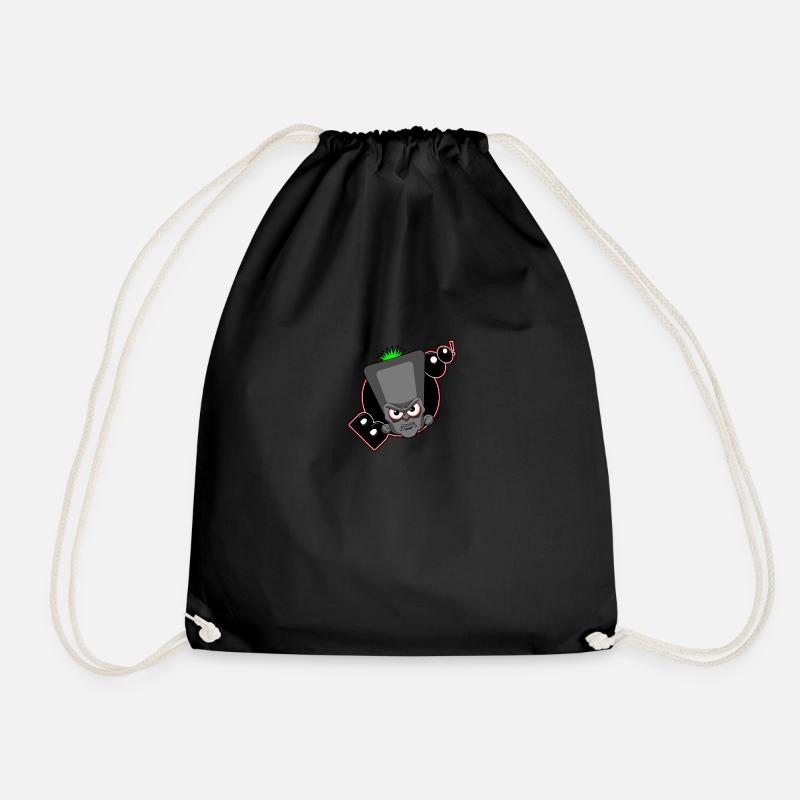 Halloween Booo! - monstre gris - Sac de sport léger - noir