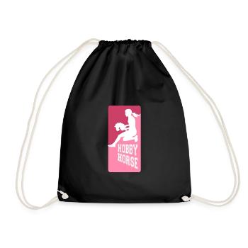 Cheval de loisir - Cheval de loisir - Équitation - Cadeau - Sac de sport léger - noir - Devant