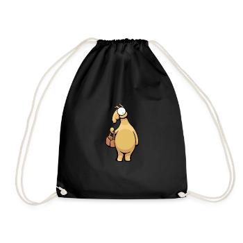 Lama de Pâques - Sac de sport léger - noir - Devant