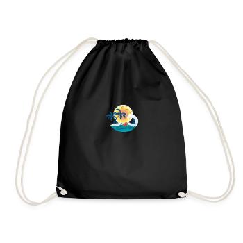 Heure d'été - Sac de sport léger - noir - Devant