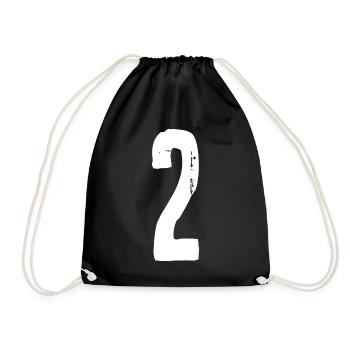 2 ! Numéro 2 - Sac de sport léger - noir - Devant