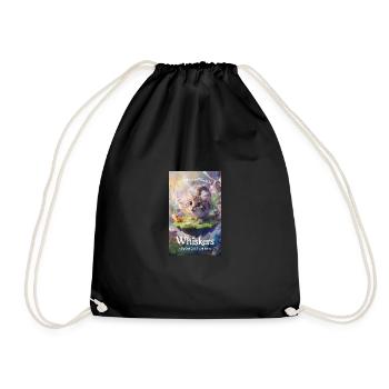 a big eyed cat - Sac de sport léger - noir - Devant