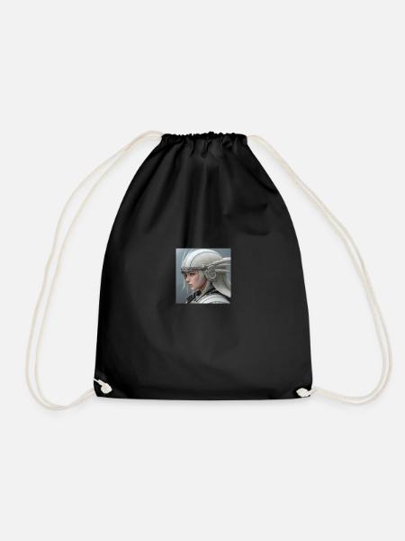 Japanese Fighter - Drawstring Bag - black