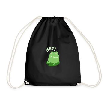 Animal hive - Drawstring Bag - black - Front
