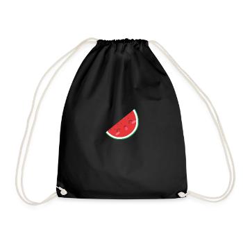 watermelon - Turnbeutel - Schwarz - Vorne