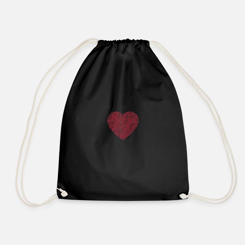 Herz Corazon Herz 2019 - Turnbeutel - Schwarz