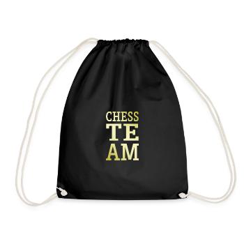 Chess Team - Drawstring Bag - black - Front