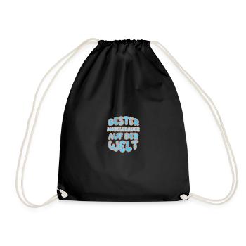 Gift for model builder - Drawstring Bag - black - Front
