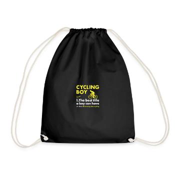 Sport Garçon Cyclisme - Sac de sport léger - noir - Devant