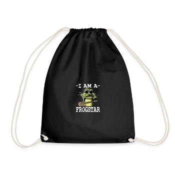 Je suis un Frogstar Frog Pun - Sac de sport léger - noir - Devant