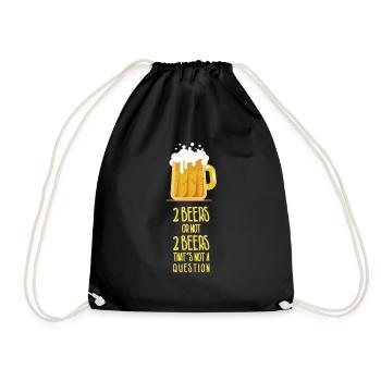 Amateurs de bière en vacances - Sac de sport léger - noir - Devant