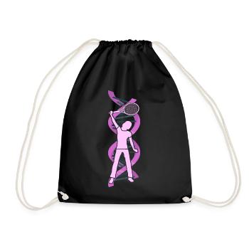 tennis tennisgirl tennis-adn tennisgen tennis-maman - Sac de sport léger - noir - Devant