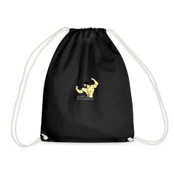 Gym - Drawstring Bag - black - Front