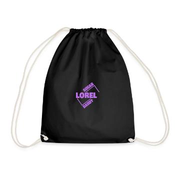 Sugardaddy Lorel - Turnbeutel - Schwarz - Vorne