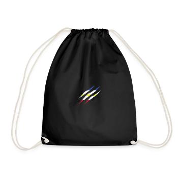 Mecklembourg Poméranie Occidentale drapeau griffe - Sac de sport léger - noir - Devant