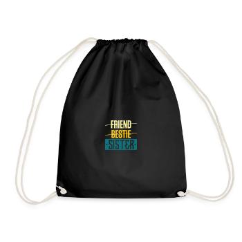 Petite amie Soeur - Sac de sport léger - noir - Devant