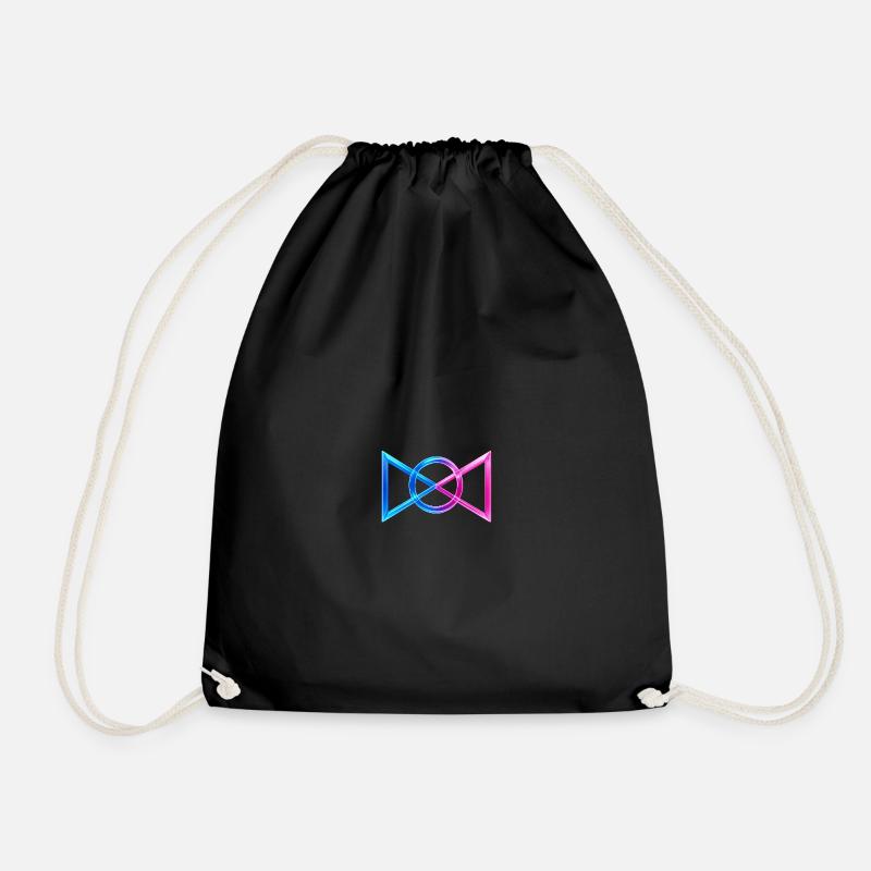 Unbreakable Connection - Drawstring Bag - black