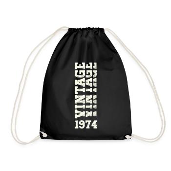 49ème Anniversaire Homme Vintage 1974 Vintage - Sac de sport léger - noir - Devant
