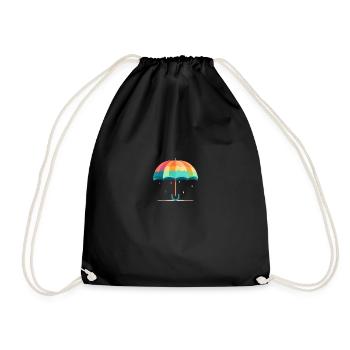 Parapluie - Sac de sport léger - noir - Devant