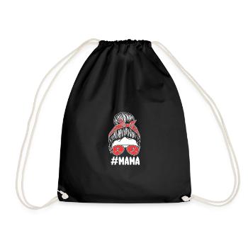 Joueur de hockey sur gazon maman maman hockey sur gazon - Sac de sport léger - noir - Devant