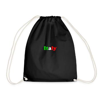 Italie - Sac de sport léger - noir - Devant