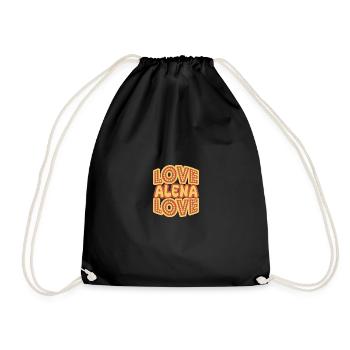 Alena comme prénom - Sac de sport léger - noir - Devant