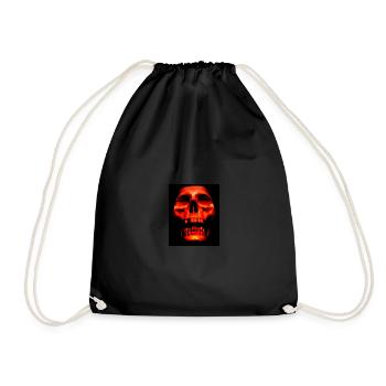 Fire Skull - Turnbeutel - Schwarz - Vorne