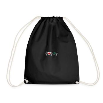 England and Pakistan Pakistani Flag Flags - Drawstring Bag - black - Front