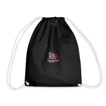 Seul le jonglage n’a pas de fin jongler jongleur - Sac de sport léger - noir - Devant