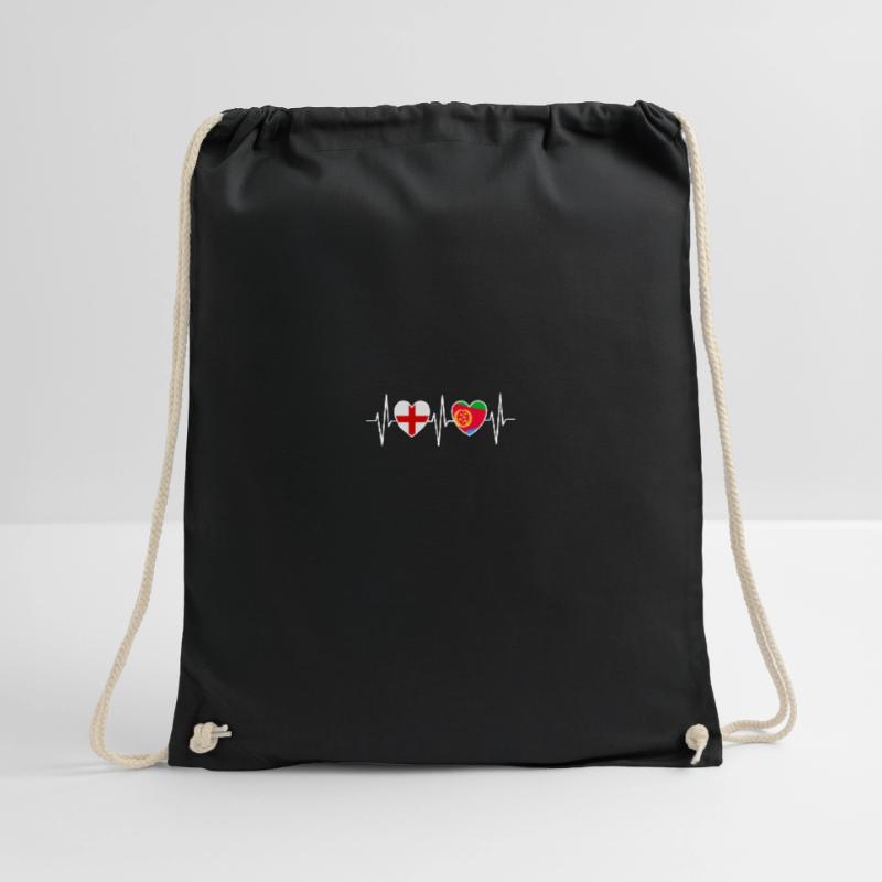 Angleterre et Érythrée Drapeaux du drapeau érythréen Sac de sport léger