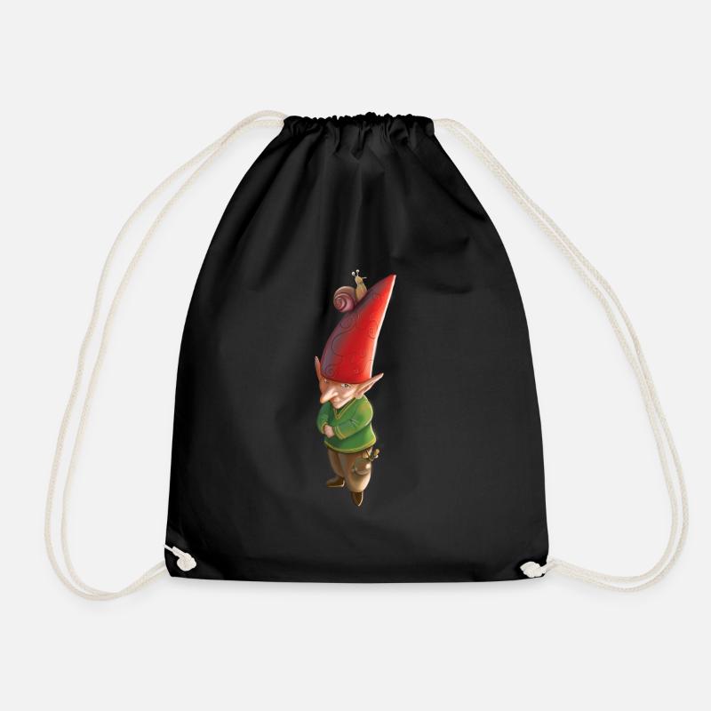 Small kind sprite - Drawstring Bag - black