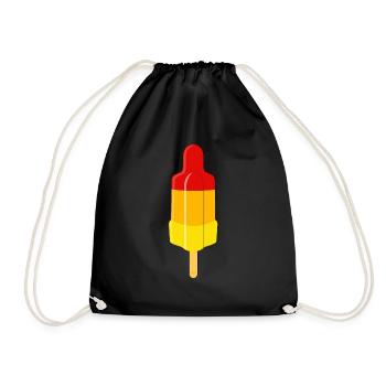rocket solo - Drawstring Bag - black - Front