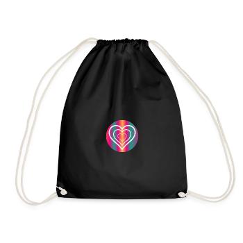 THANK YOU. MISTRESS. HEART. MASTER. THANK YOU MISTRESS. - Drawstring Bag - black - Front