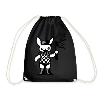 Bunny porn 3 - Drawstring Bag - black - Front