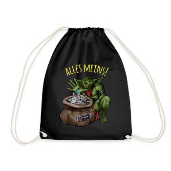 Goblin - Drawstring Bag - black - Front