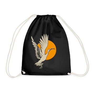 Ibis - Turnbeutel - Schwarz - Vorne