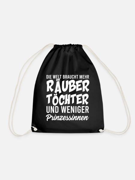 RÄUBER TÖCHTER, GESCHENK - Turnbeutel - Schwarz