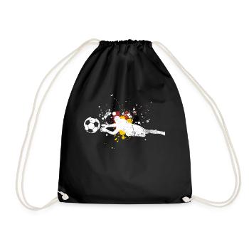 goalkeeper - Drawstring Bag - black - Front