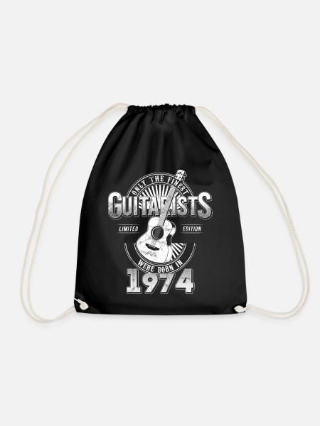 Only the finest Guitarists were born in 1974 - Turnbeutel - Schwarz