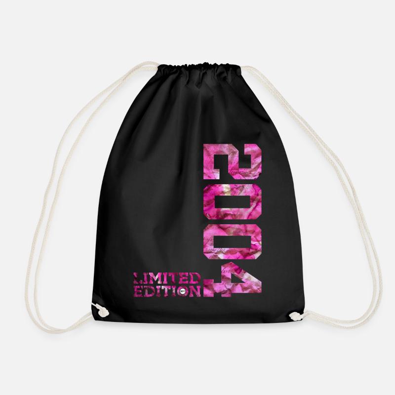 LIMITED EDITION 2004 PINK 22. GEBURTSTAG - Turnbeutel - Schwarz