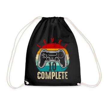 Retro Level 10 Complete Controller - Turnbeutel - Schwarz - Vorne