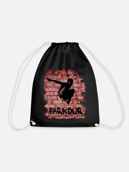 Parkour - Turnbeutel - Schwarz