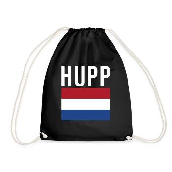 Hupp Holland Netherlands - Drawstring Bag - black - Front