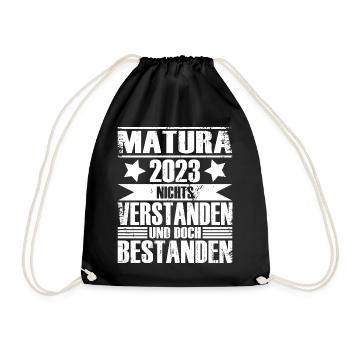 Matura 2023 - Turnbeutel - Schwarz - Vorne