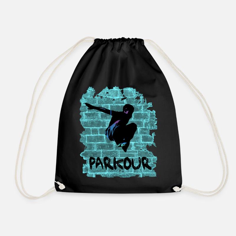Parkour - Turnbeutel - Schwarz