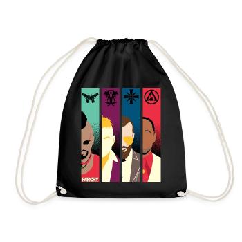 Far Cry Les Méchants Légendaires - Sac de sport léger - noir - Devant