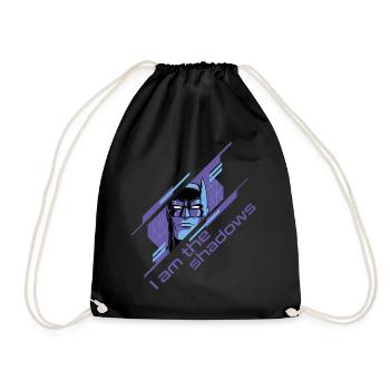 Batman I Am The Shadows - Drawstring Bag - black - Front